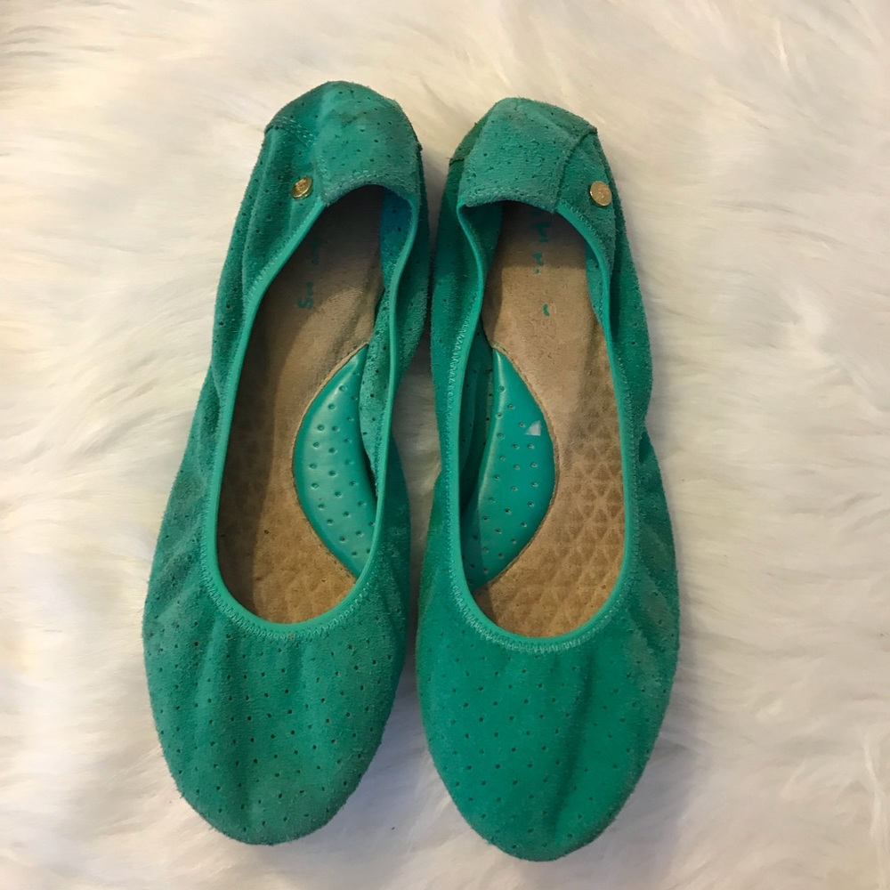 Women's Teal Ballet Flats - Comfortable Everyday Slip-Ons